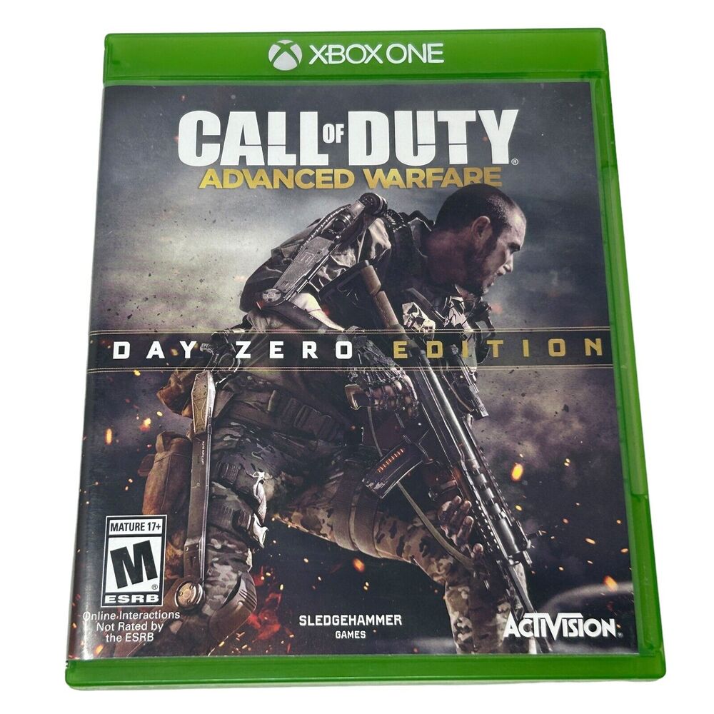 Xbox One Call of Duty Advanced Warfare Video Game Day Zero Edition Microsoft